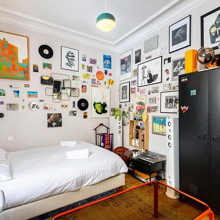 Gasthof Guestready - Designer In Boho Batignolles Paris